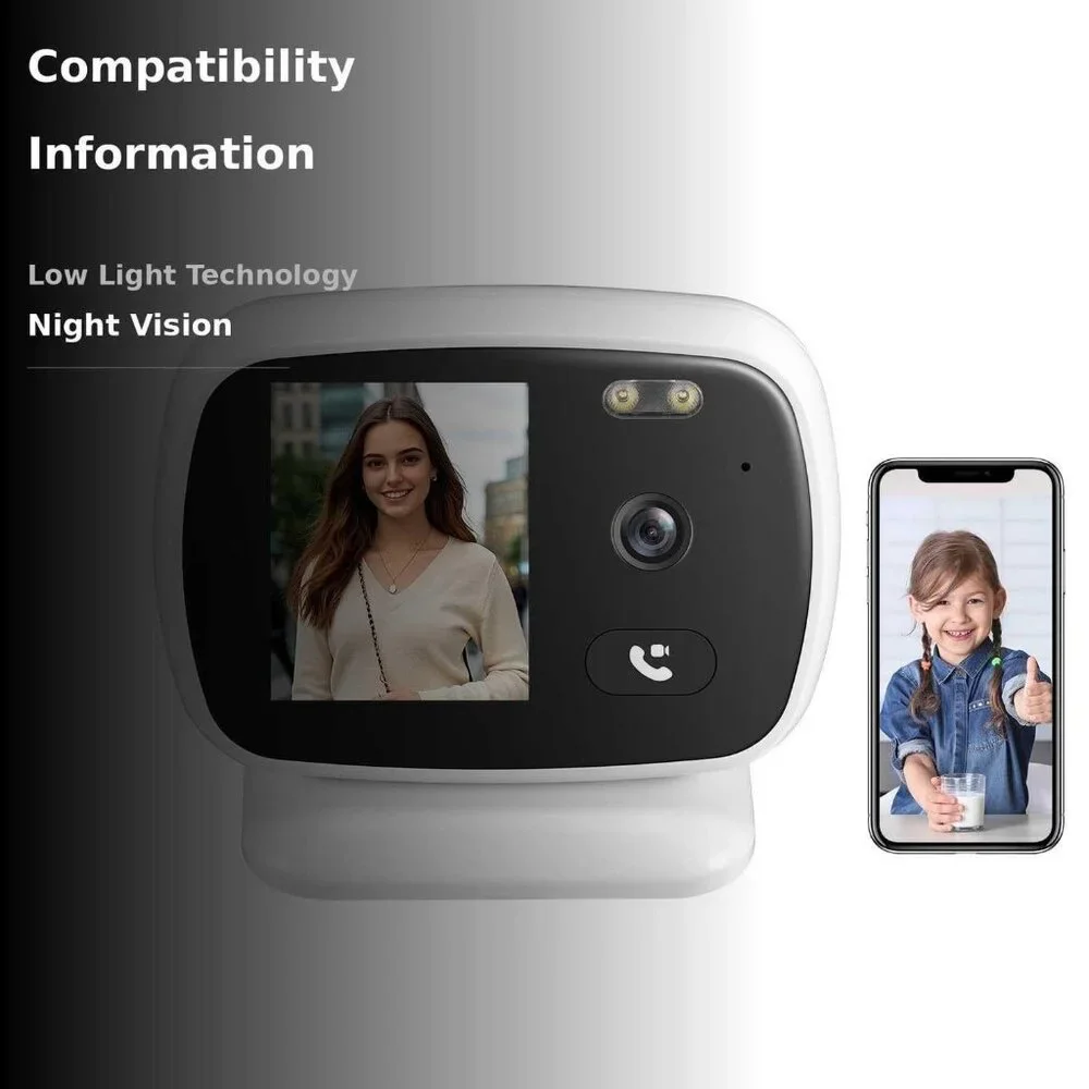 Video Calling Security Camera,Kids' Instant Video Call One-Tap FaceTime with Par